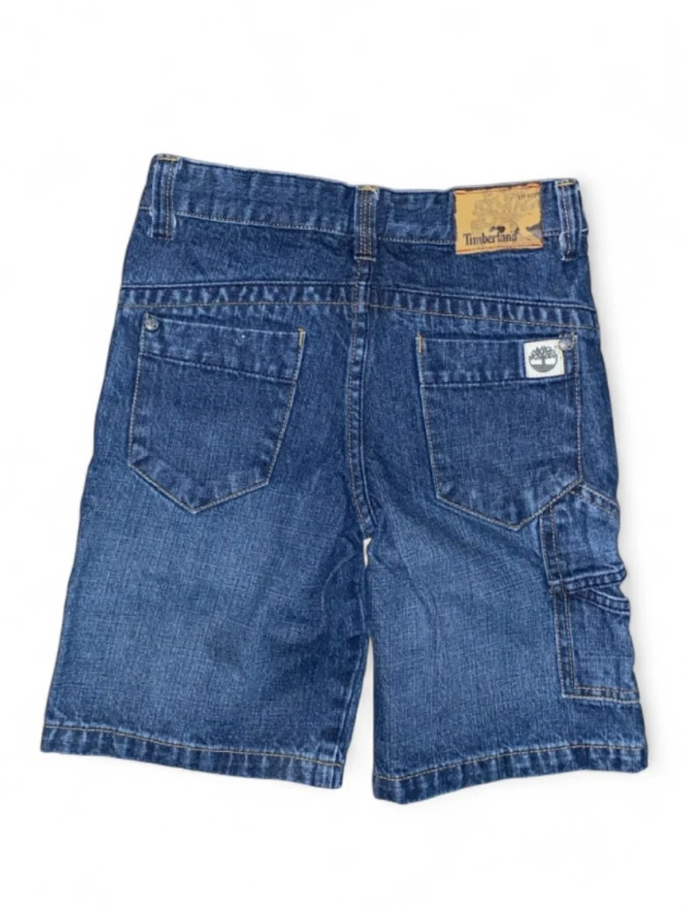 Timberland Men's Dark Blue Denim Carpenter Shorts